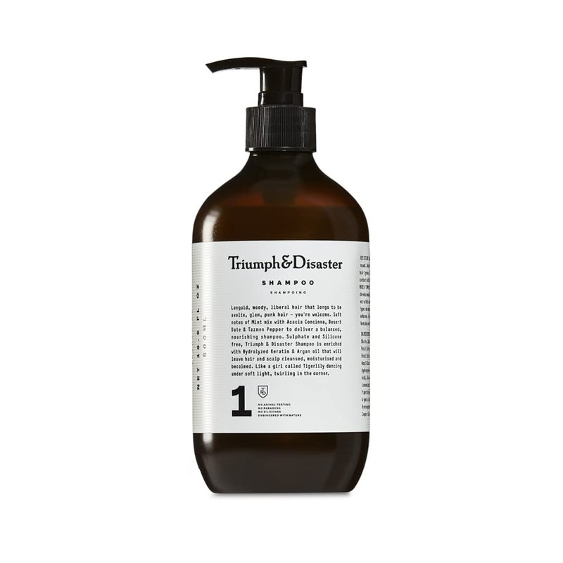 TRIUMPH & DISASTER | Shampoo, Deep Cleansing - Soothes & Hydrates Sensitive, Dry and Damaged Hair & Scalp with Keratin for Men & Women, 16.9 fl oz - Image 1